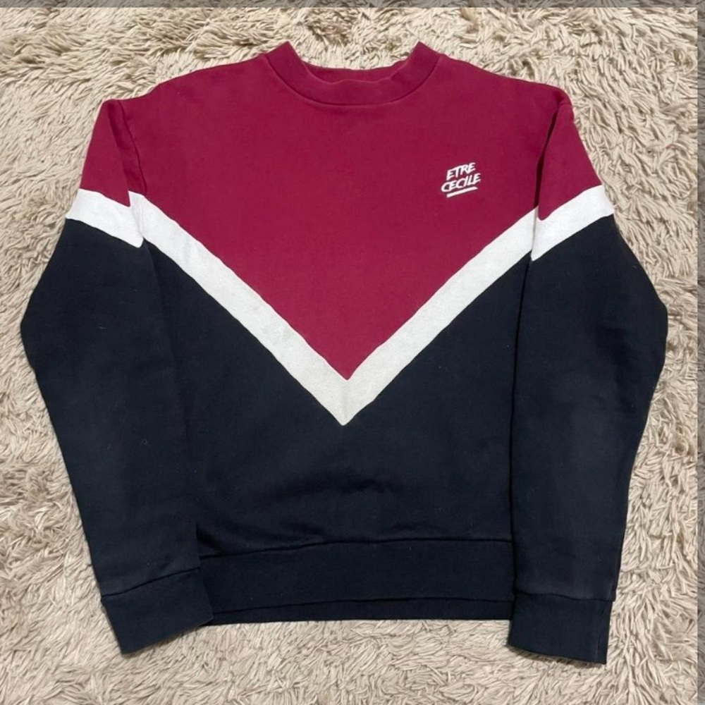 Etre Cecile Paris Casual Luxury Crewneck Sweatshirt Size XS